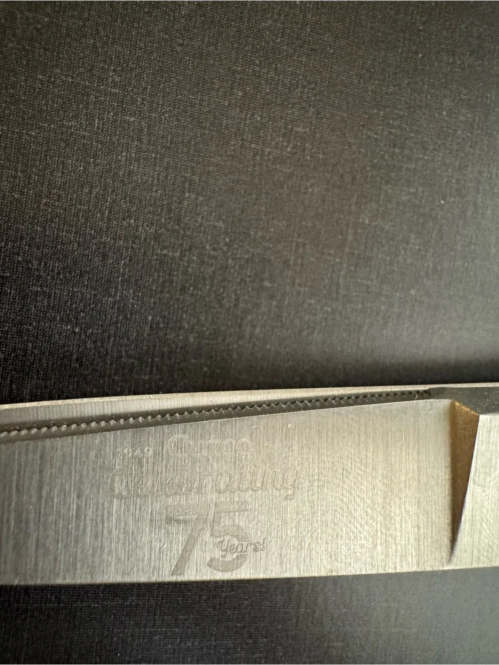 Cutco Rare Blue Handle Stainless Steel Super Shears 75th Anniversary